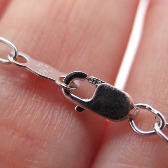 SAI 925 Sterling Silver & 14K Gold Real Ruby Heart Box Chain Necklace 18" - Picture 7 of 8